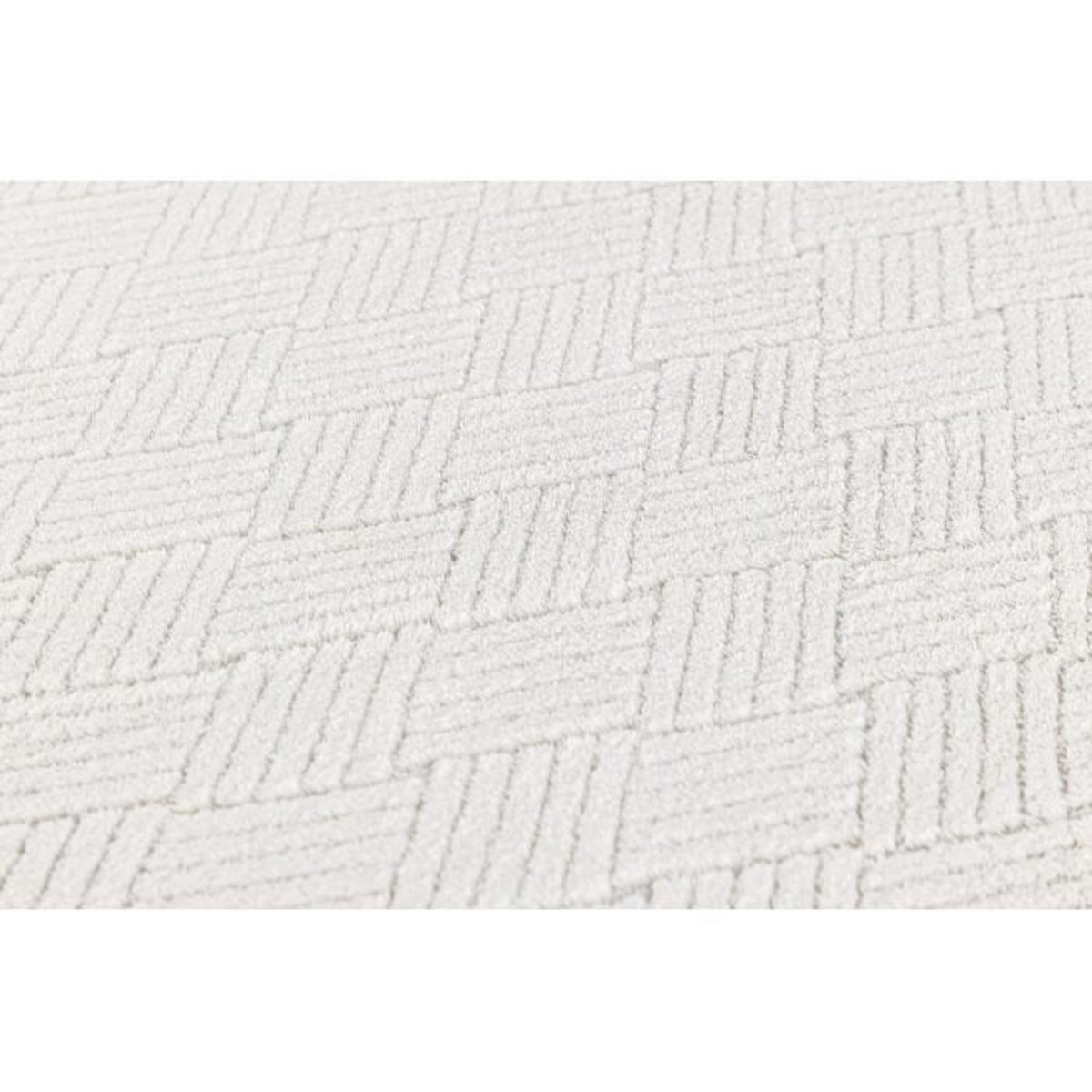 Paris Prix Tapis Déco  Todd  200x290cm Blanc