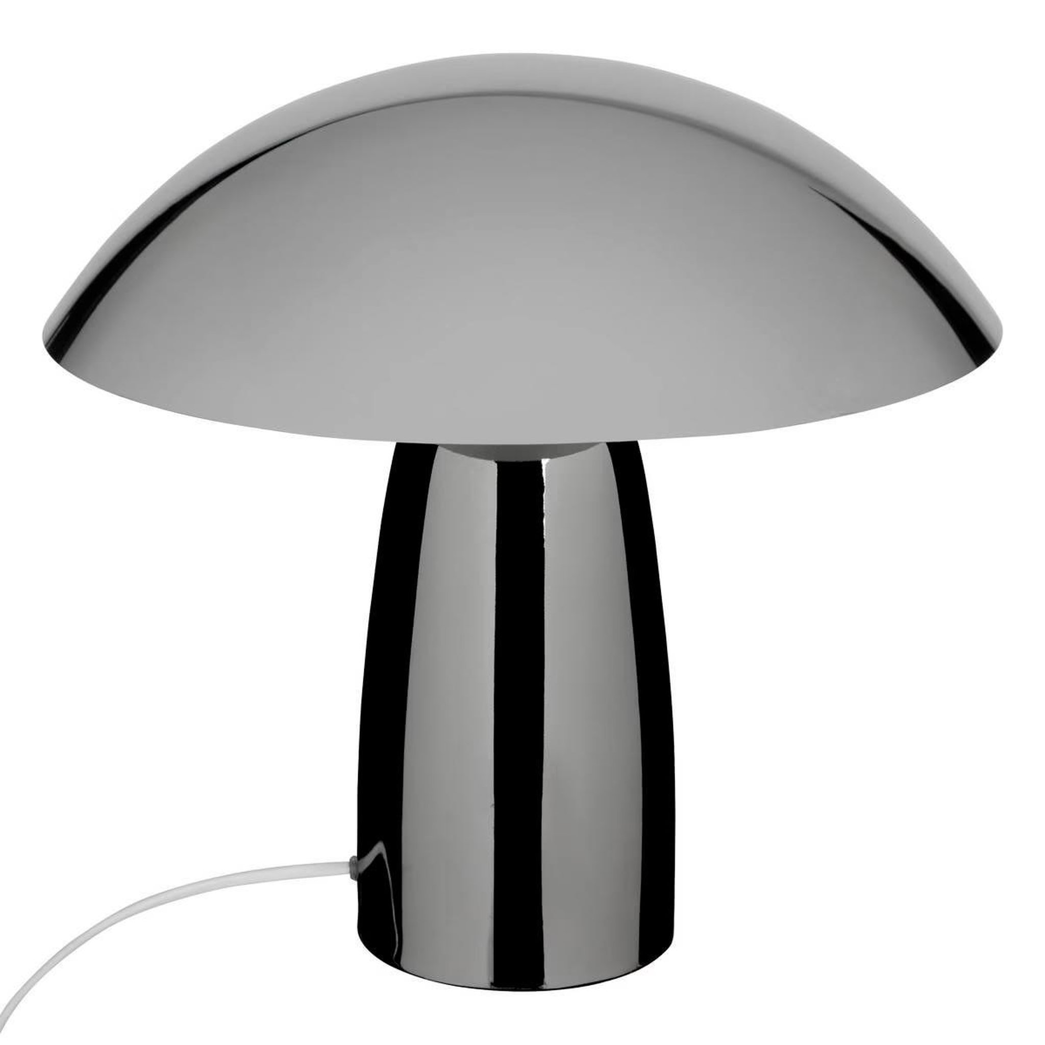 ATMOSPHERA Lampe à poser champignon  omia  36cm argent