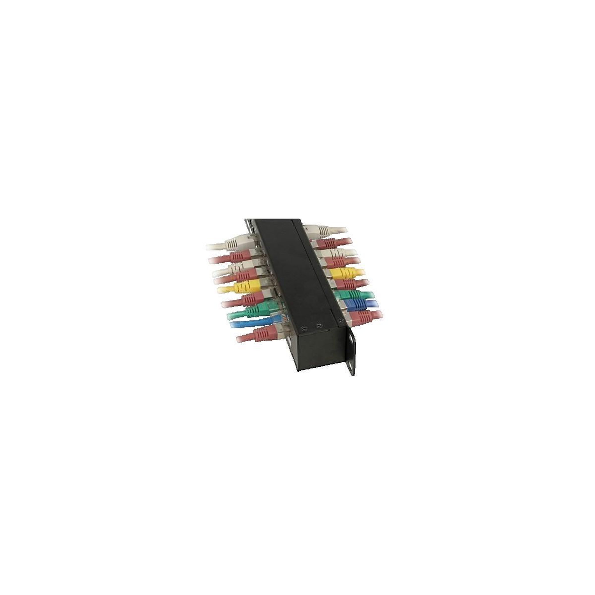 Voir la diapositive 2 : DeLock Panneau de brassage Delock 43295 - RJ-45 x 24 - Noir - 1U