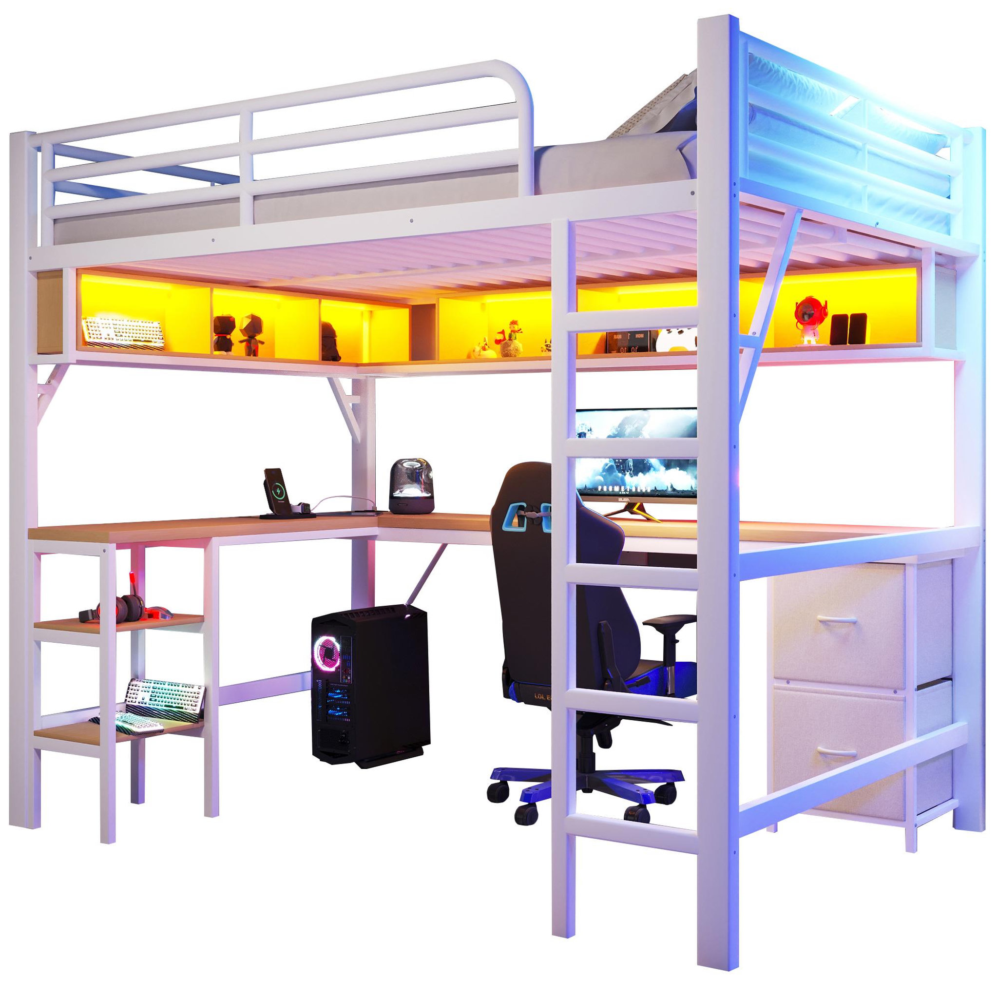 Voir la diapositive 1 : MERAX Lit mezzanine