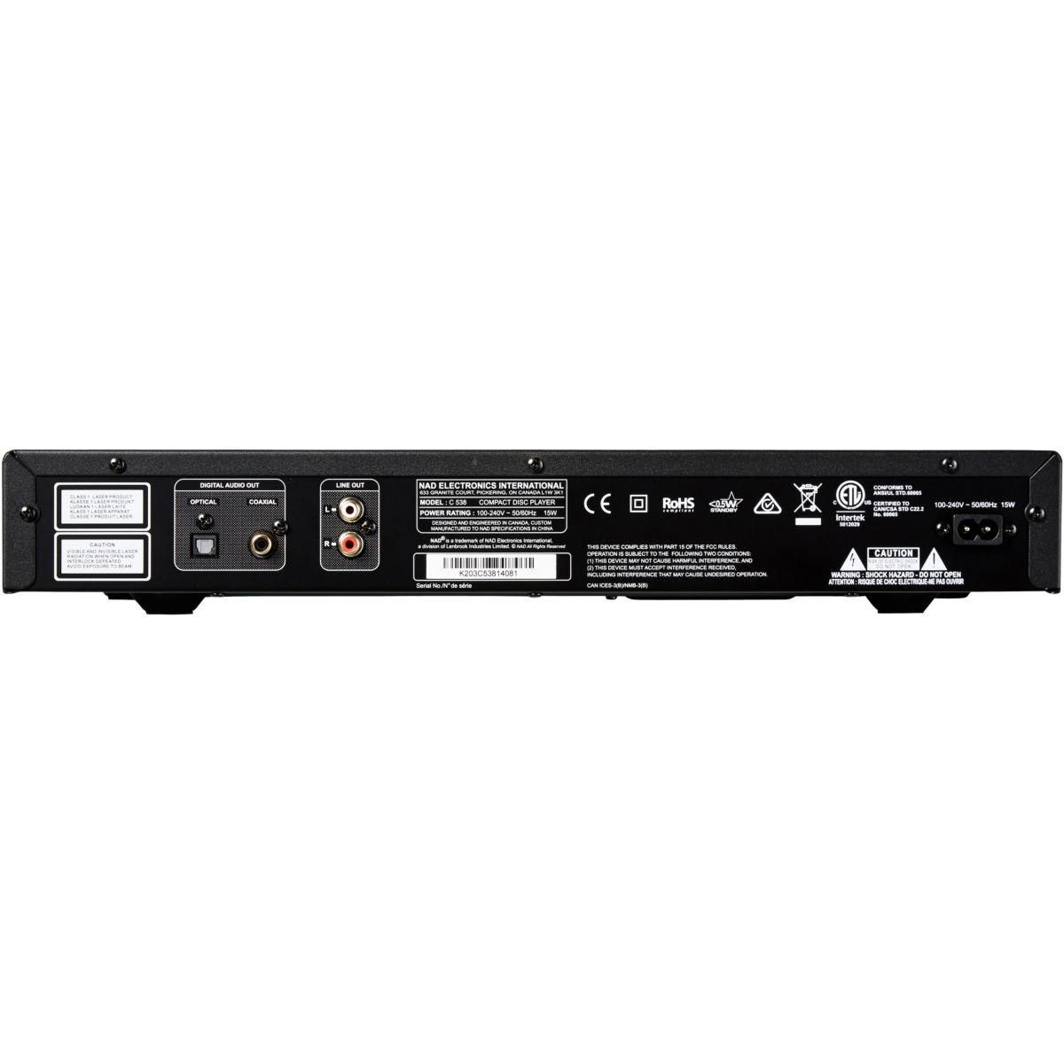 NAD Platine CD C538 graphite