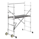 HAILO Echafaudage roulant d'escalier 3m en aluminium - HOBBYSTEP H3