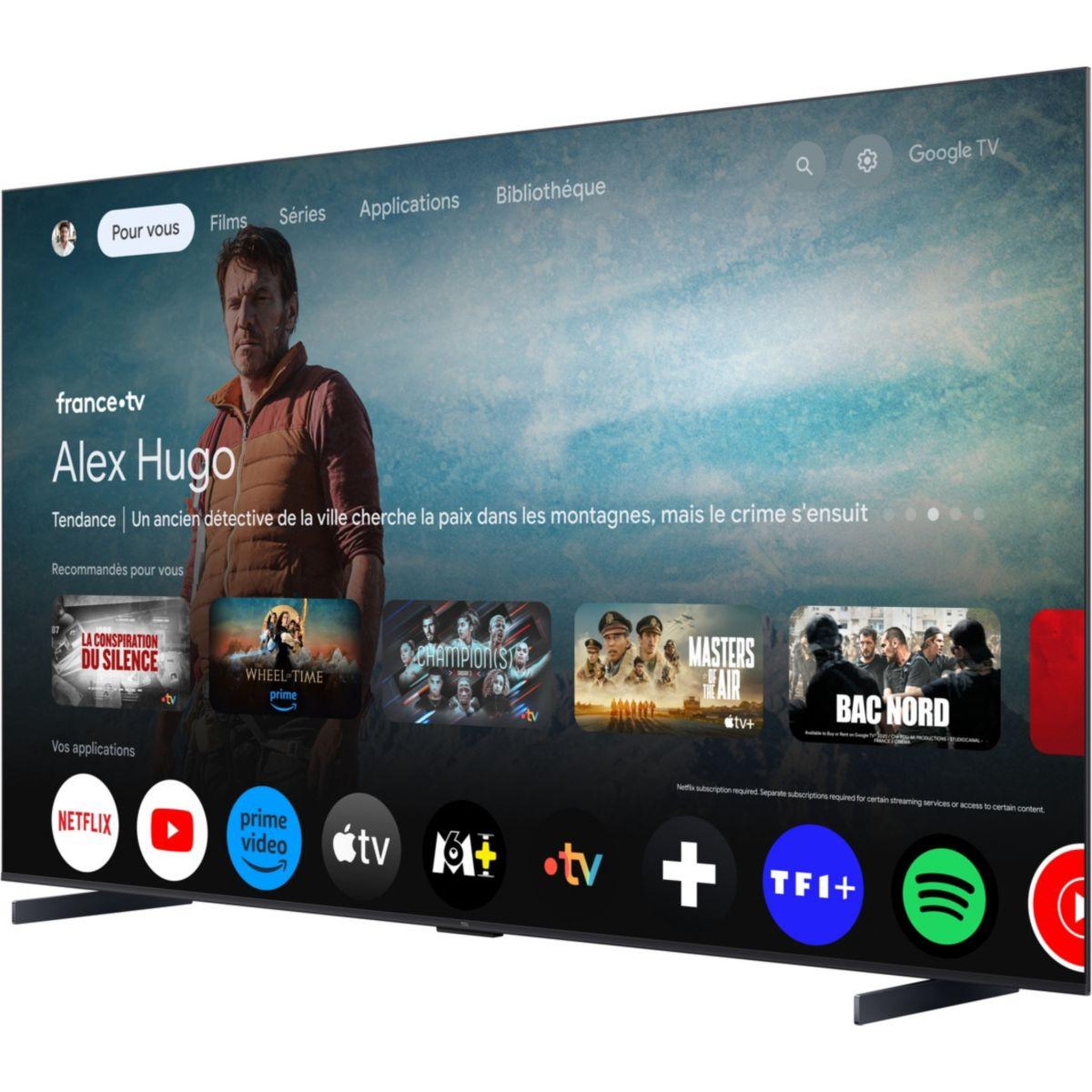 Voir la diapositive 2 : TCL TV Mini LED 98C69K 2025-98 pouces (248cm)