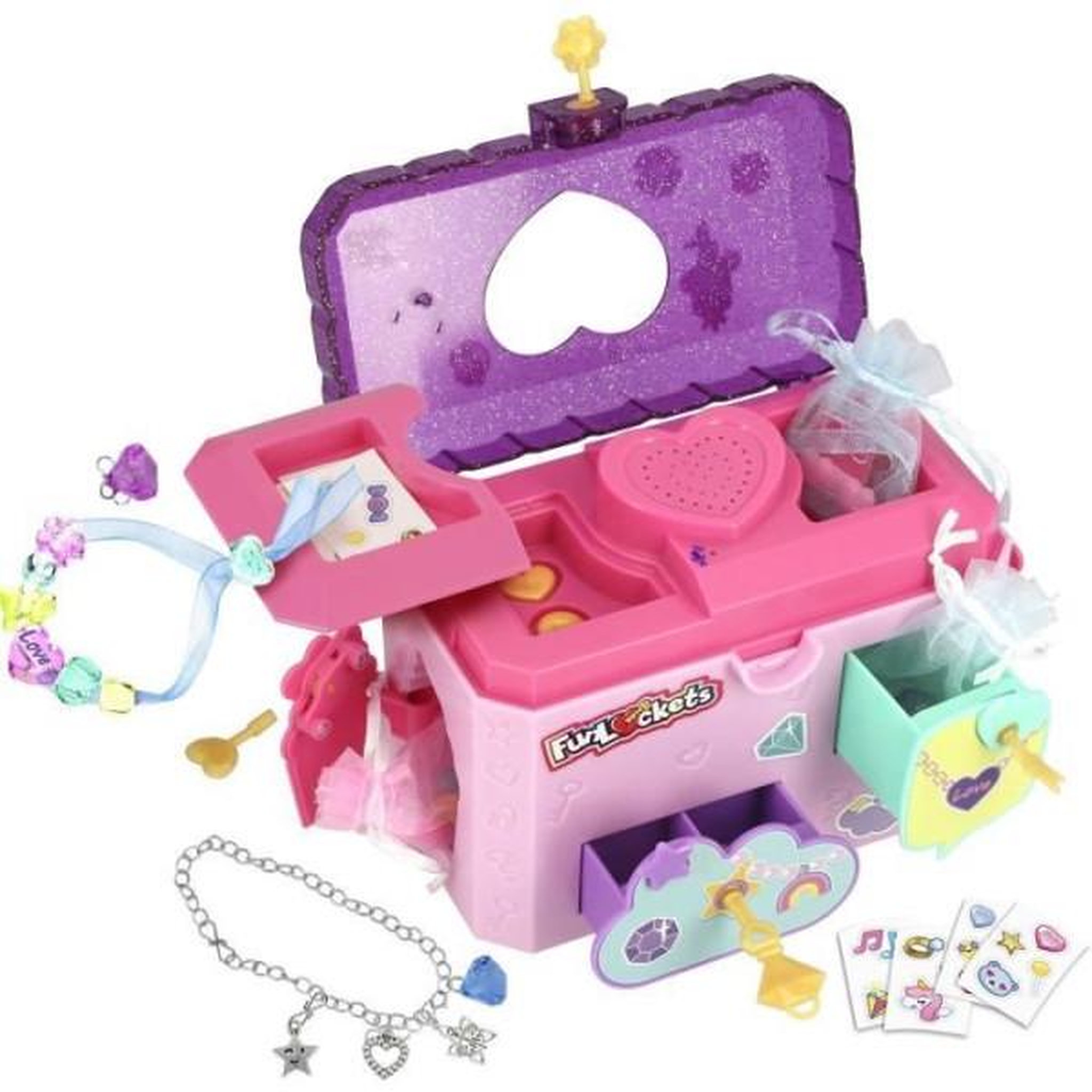 Voir la diapositive 2 : Jeu d imitation Funlockets Ma boîte à bijoux secrète électronique