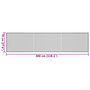 Voir la diapositive 6 : VIDAXL Tapis rectangulaire marron 70x300 cm bambou