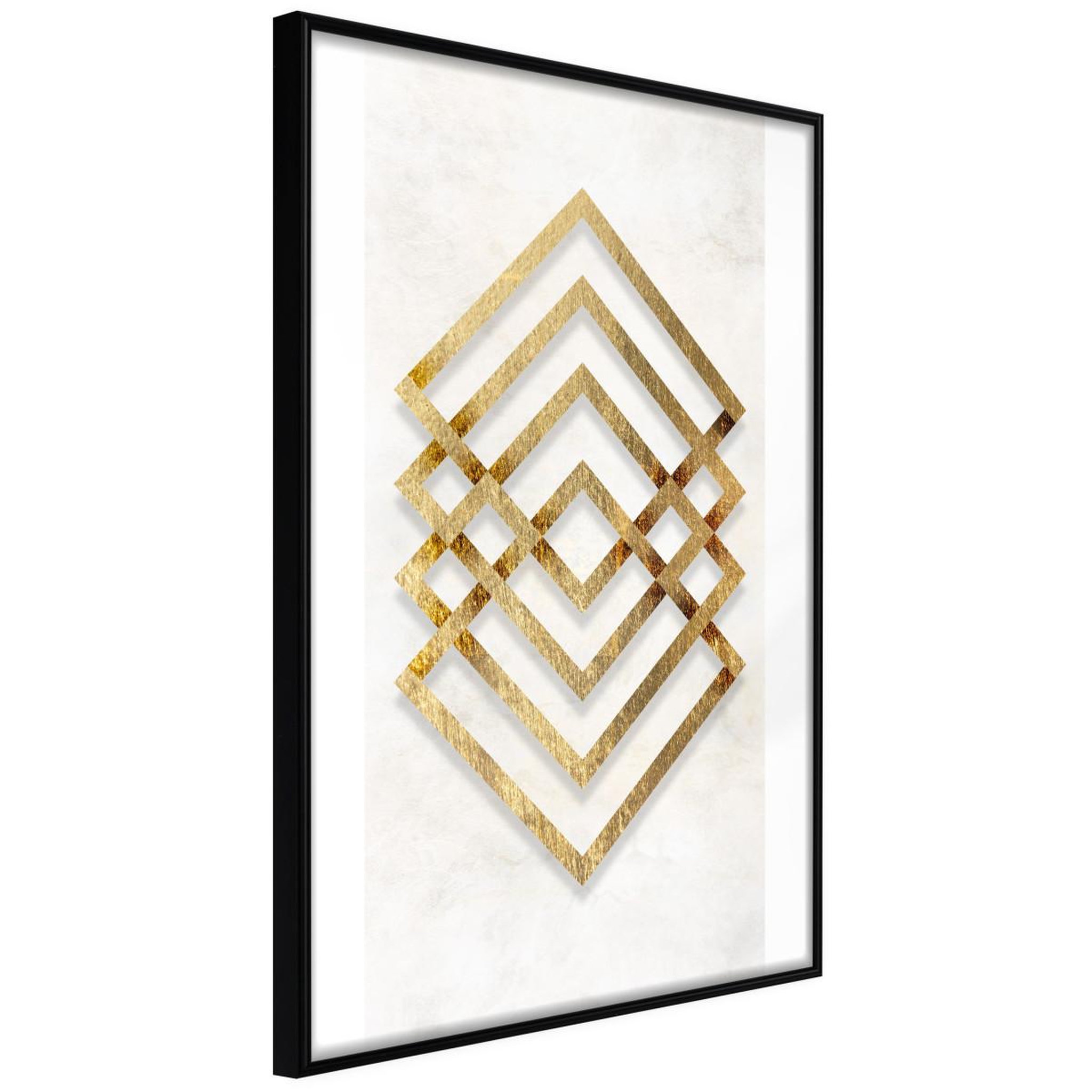 Paris Prix Affiche Murale Encadrée  Golden Inlay