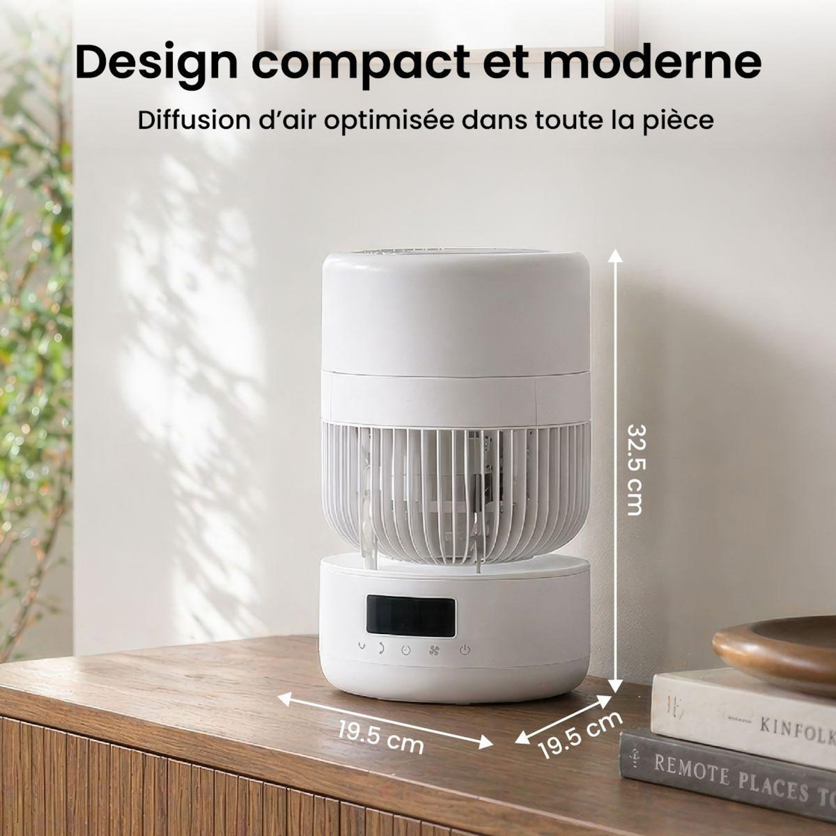 WOOZOO Ventilateur PCF-CD15TECA White