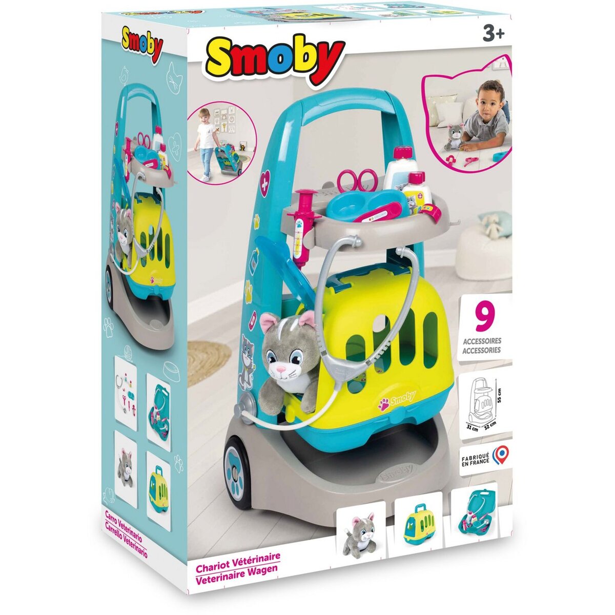 SMOBY Chariot V?�t?�rinaire pas cher - Auchan.fr