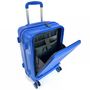 Voir la diapositive 2 : David Jones Lot 3 valises rigides dont 1 cabine porte-ordinateur 17  TSA