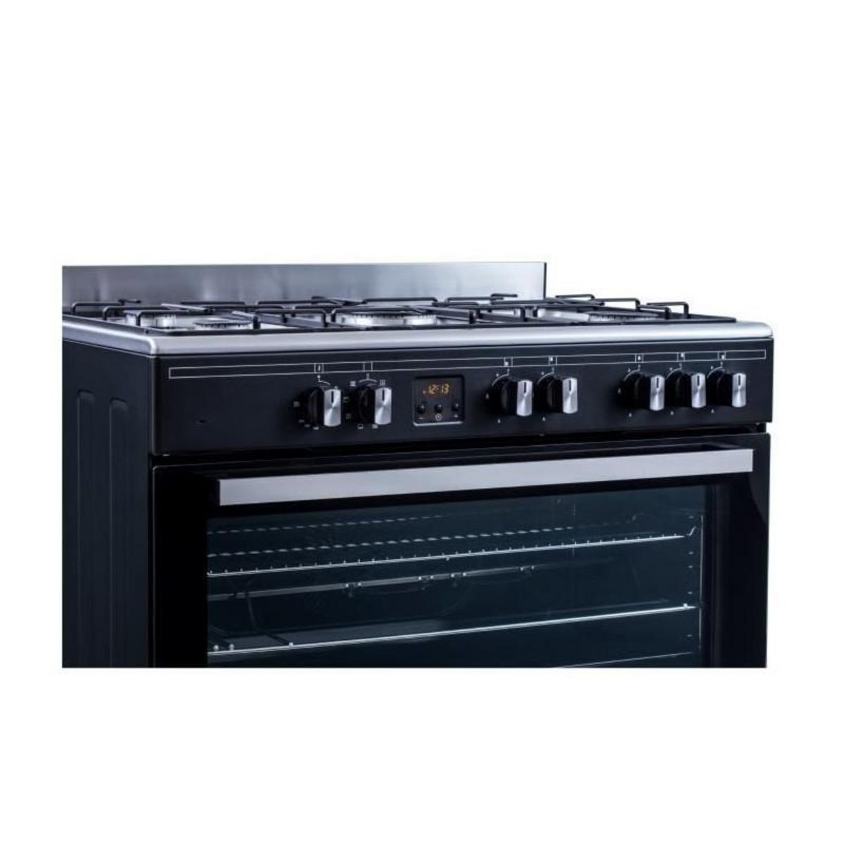 CONTINENTAL EDISON Cuisiniere piano four multifonctions catalyse - CONTINENTAL EDISON - CECP9060BDD- 95 L - Affichage digital - L90 x H 85 cm - Noi