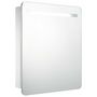 Voir la diapositive 2 : VIDAXL Armoire de salle de bain a miroir LED 68x9x80 cm
