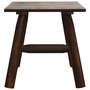 Voir la diapositive 4 : VIDAXL Table d'appoint 49x49x50 cm bois massif d'epicea