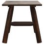Voir la diapositive 4 : VIDAXL Table d'appoint 49x49x50 cm bois massif d'epicea