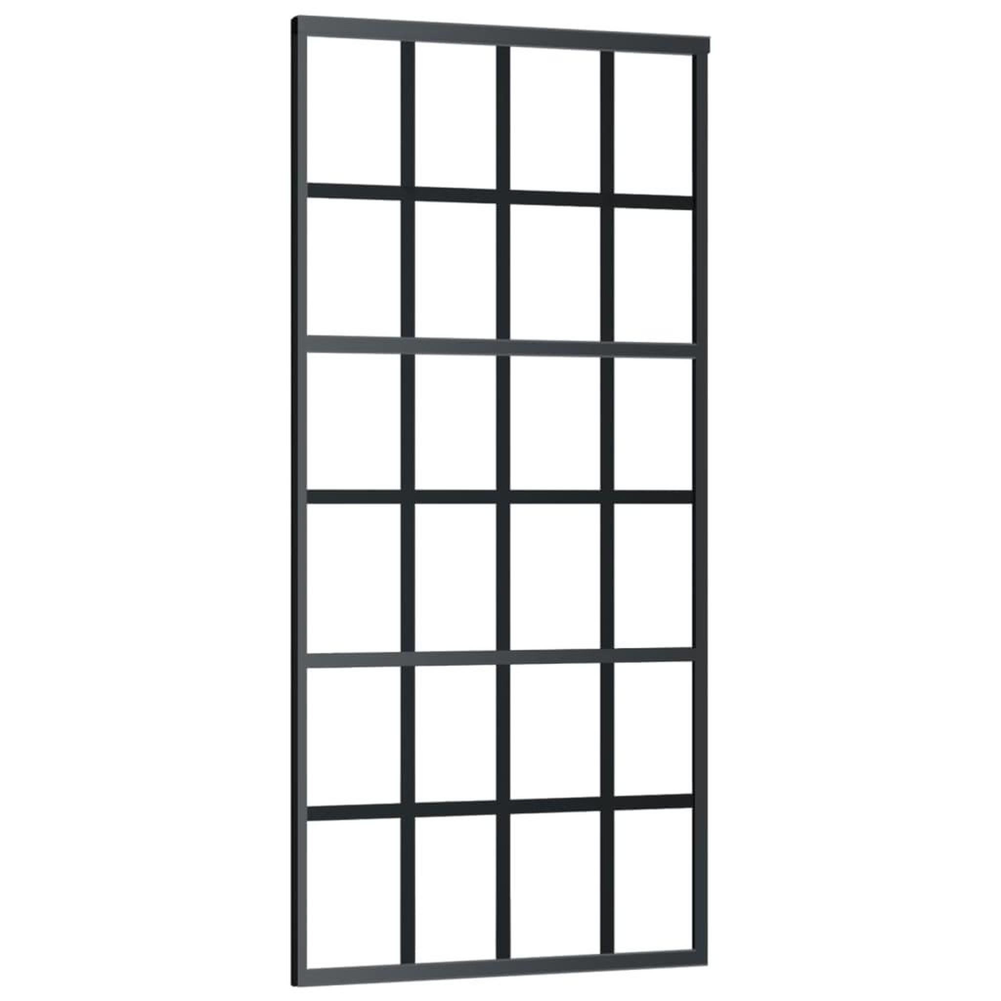 Voir la diapositive 3 : VIDAXL Porte coulissante et quincaillerie Verre et Aluminium 90x205 cm