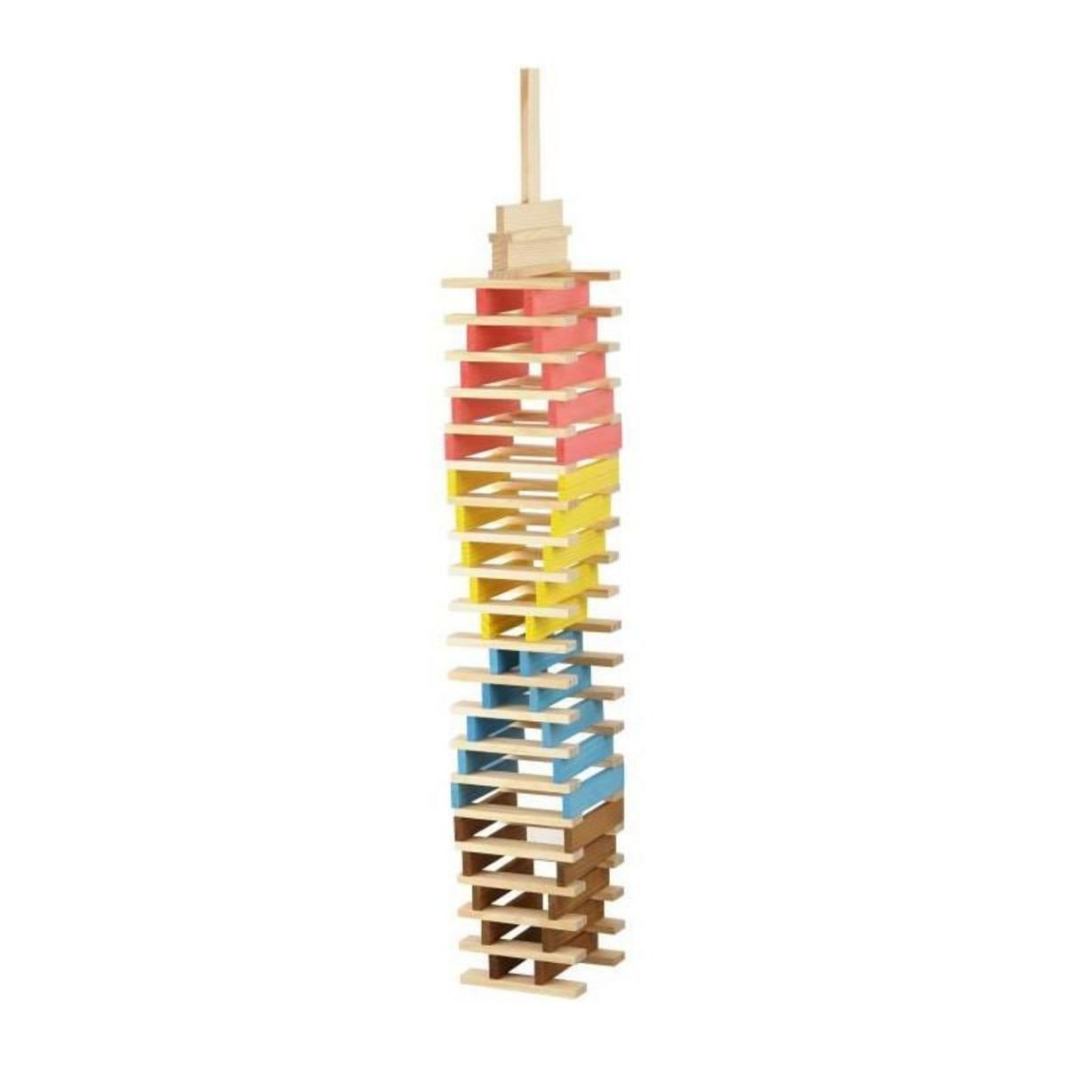 JeuJura Técap Multicolor - Jeu d'équilibre et de construction - JEUJURA - 200 pieces