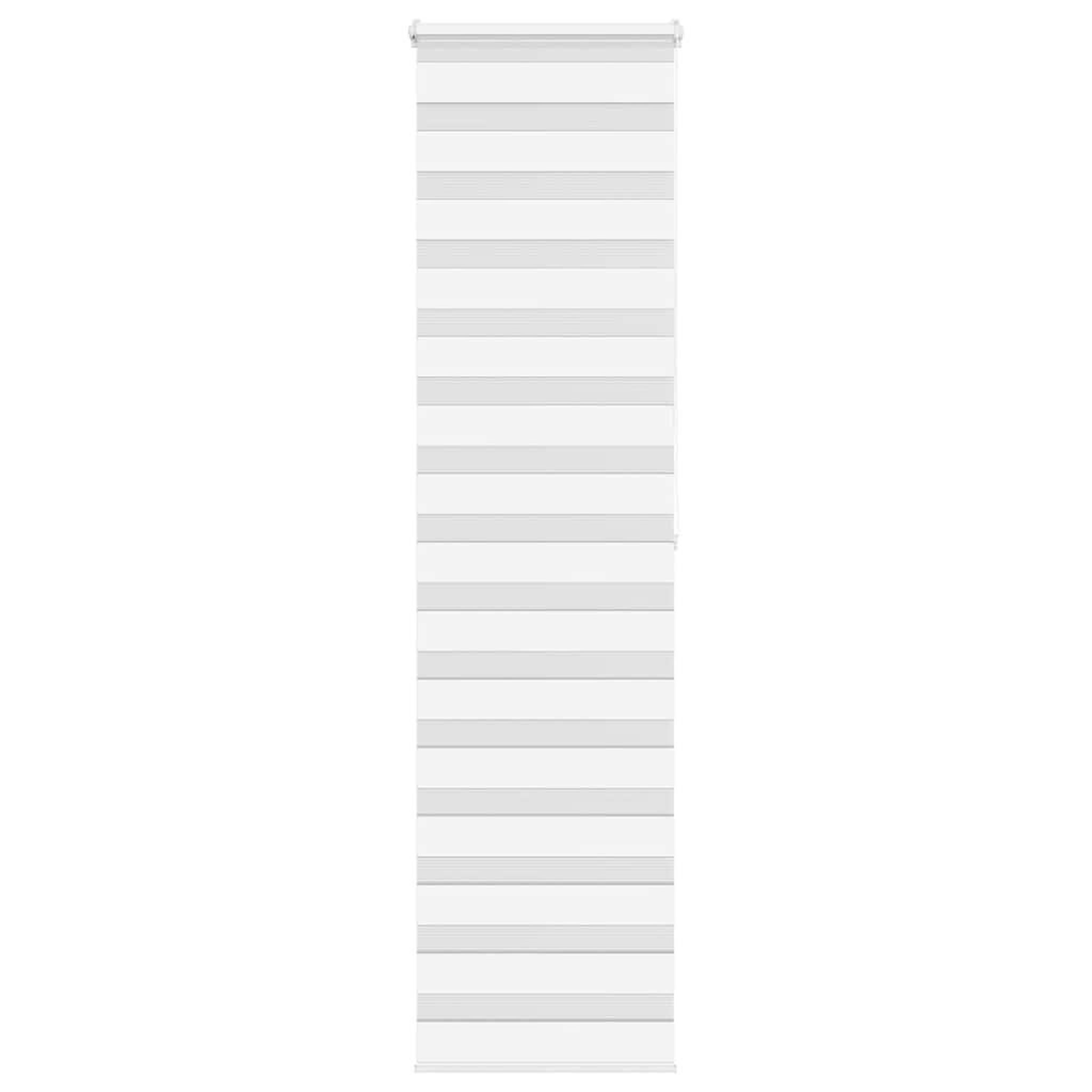 VIDAXL Store zebre blanc 55x200 cm largeur du tissu 50,9 cm polyester