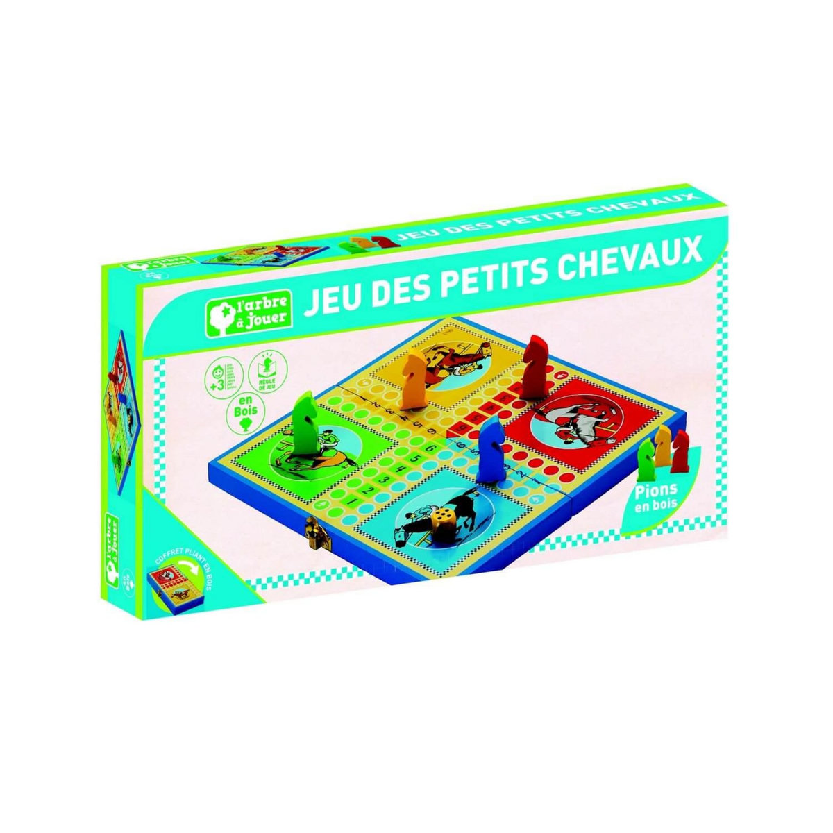 JeuJura Coffret Jeu des Petits Chevaux