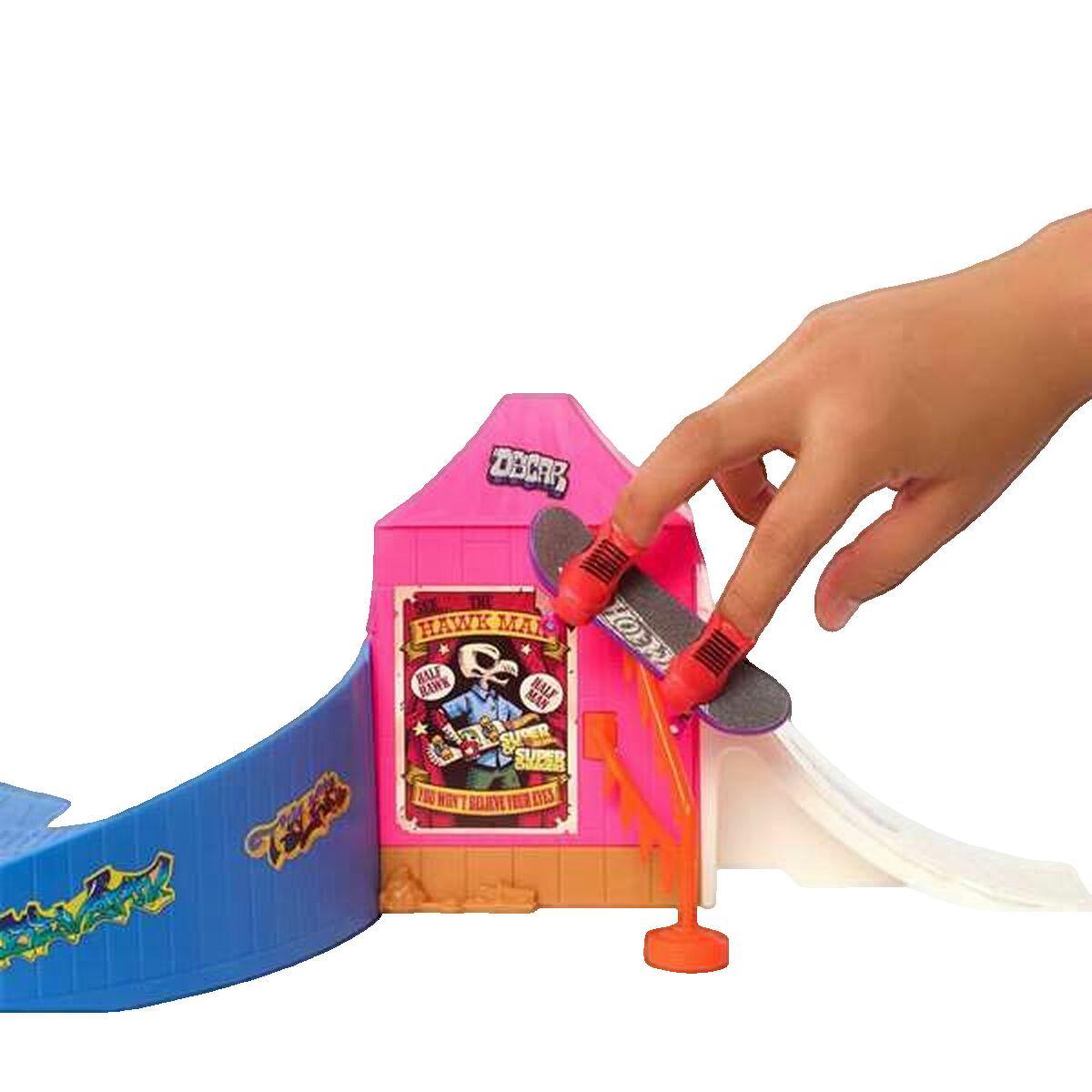 Voir la diapositive 3 : Hot Wheels Ensemble de fingerboard Hot Wheels Coffret Skatepark Attractions