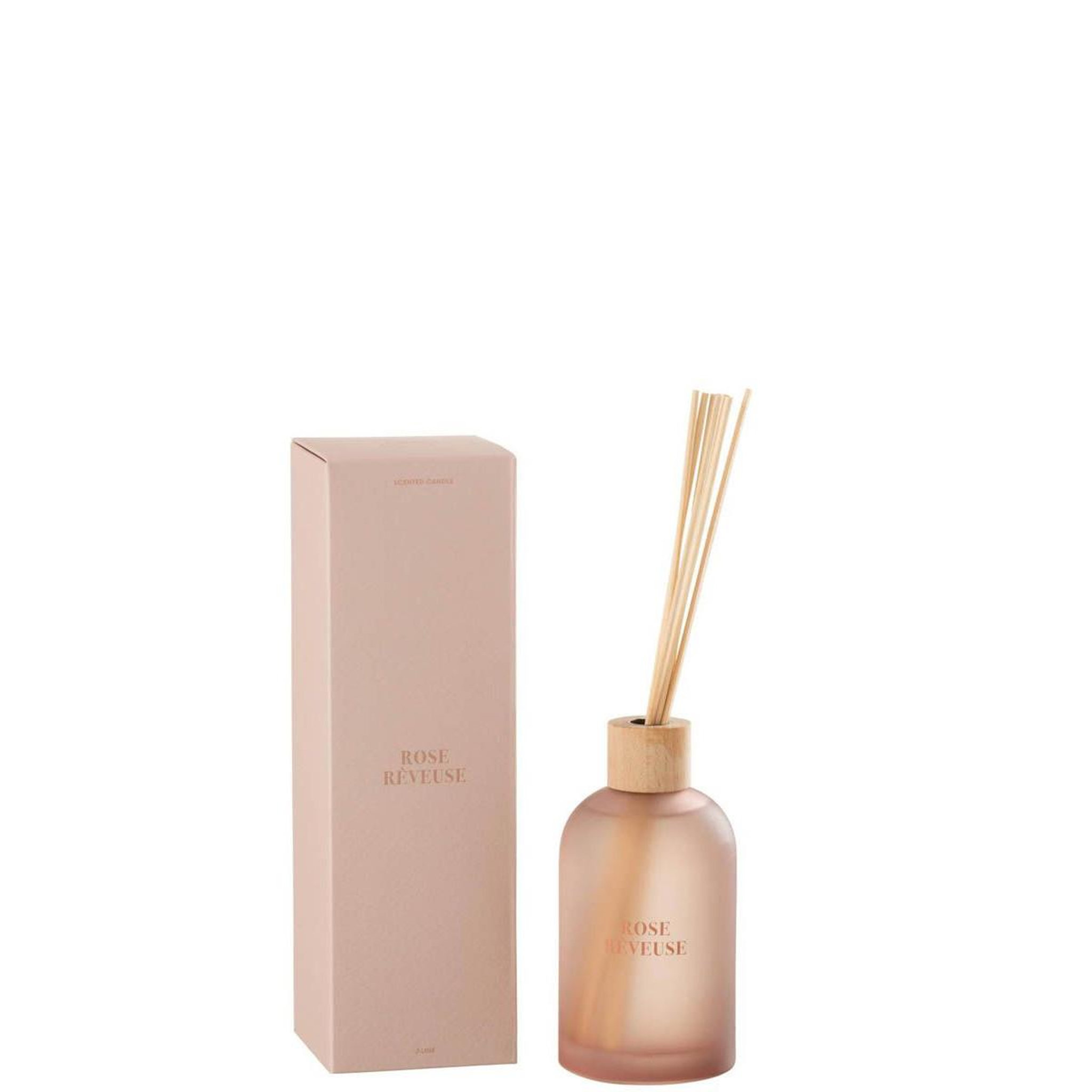 Voir la diapositive 2 : J-LINE Diffuseur de parfum  accords essentiels  250ml rose rêveuse