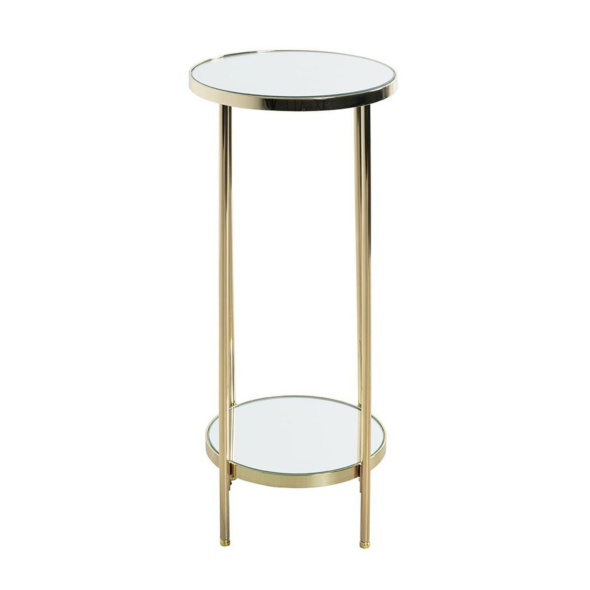 Voir la diapositive 2 : Paris Prix Sellette design ronde  palace  66cm or