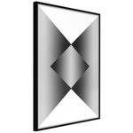 Paris Prix Affiche Murale Encadrée  Gradient. Coloris disponibles : Noir, Jaune