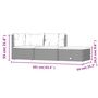 Voir la diapositive 6 : VIDAXL Salon de jardin 3 pcs avec coussins Noir Resine tressee
