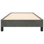 Voir la diapositive 5 : VIDAXL Cadre de lit sans matelas gris fonce 100x200 cm velours