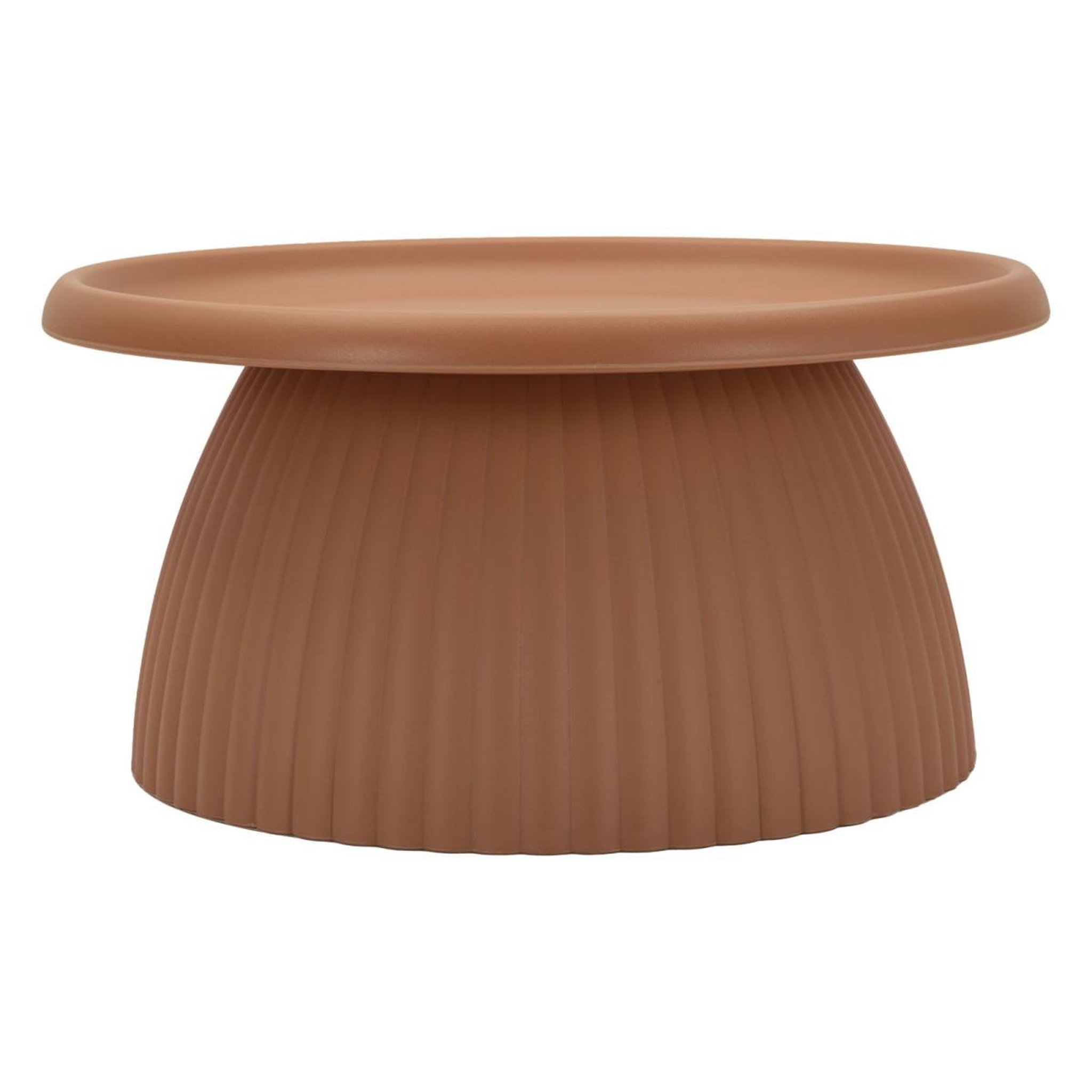 Paris Prix Table basse rainurée  geax  70cm rouge