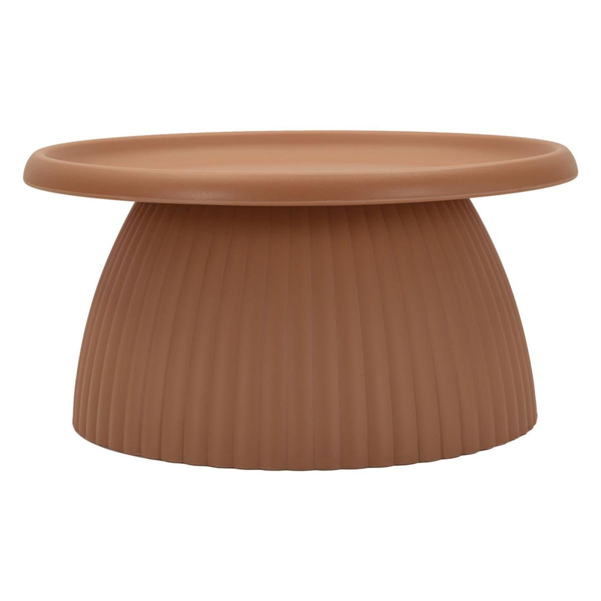 Paris Prix Table Basse Rainurée  Geax  70cm Rouge