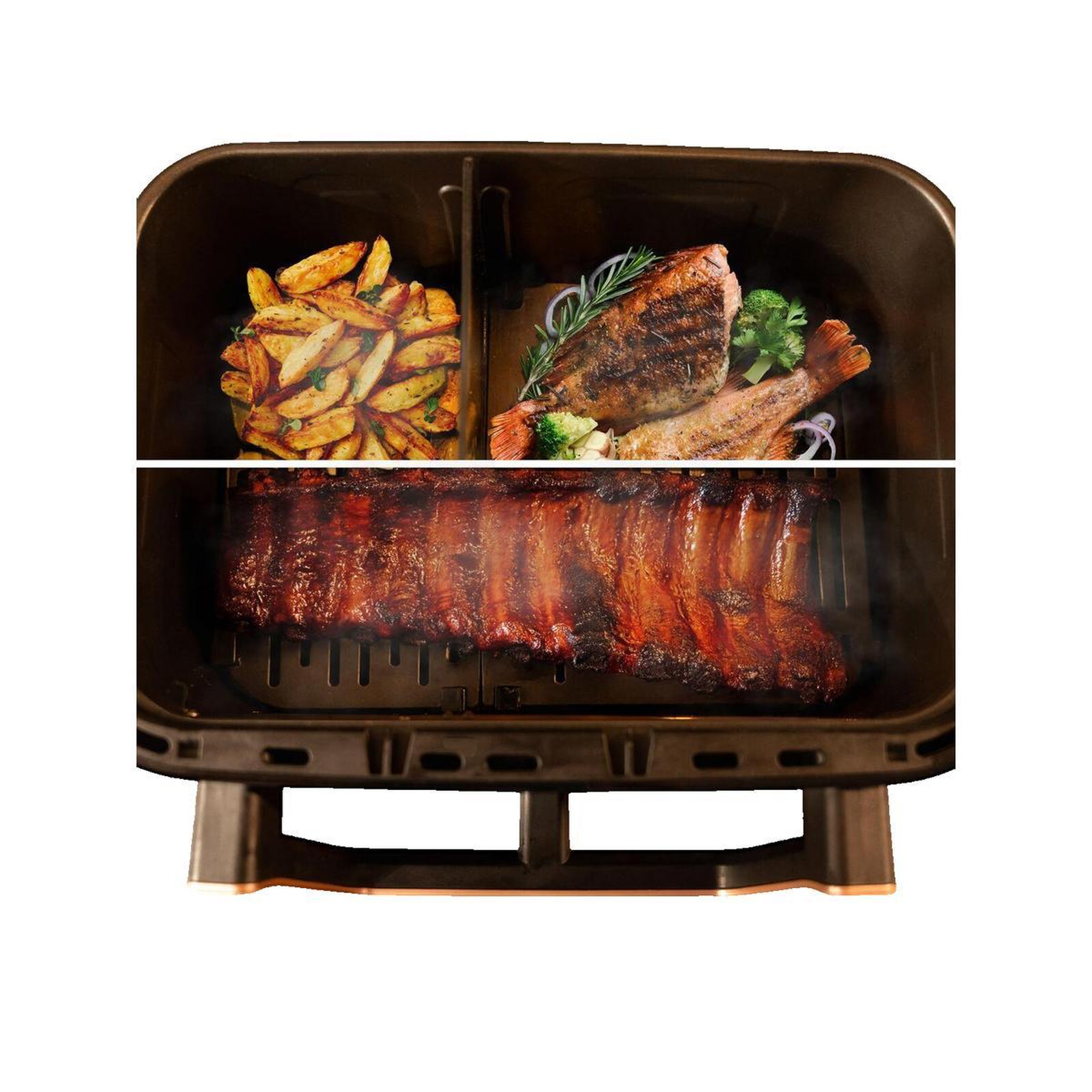 Voir la diapositive 2 : CECOTEC Friteuse à air Cecotec Cecofry&Grill Smokin' 11000 3-en-1 11L 2900W