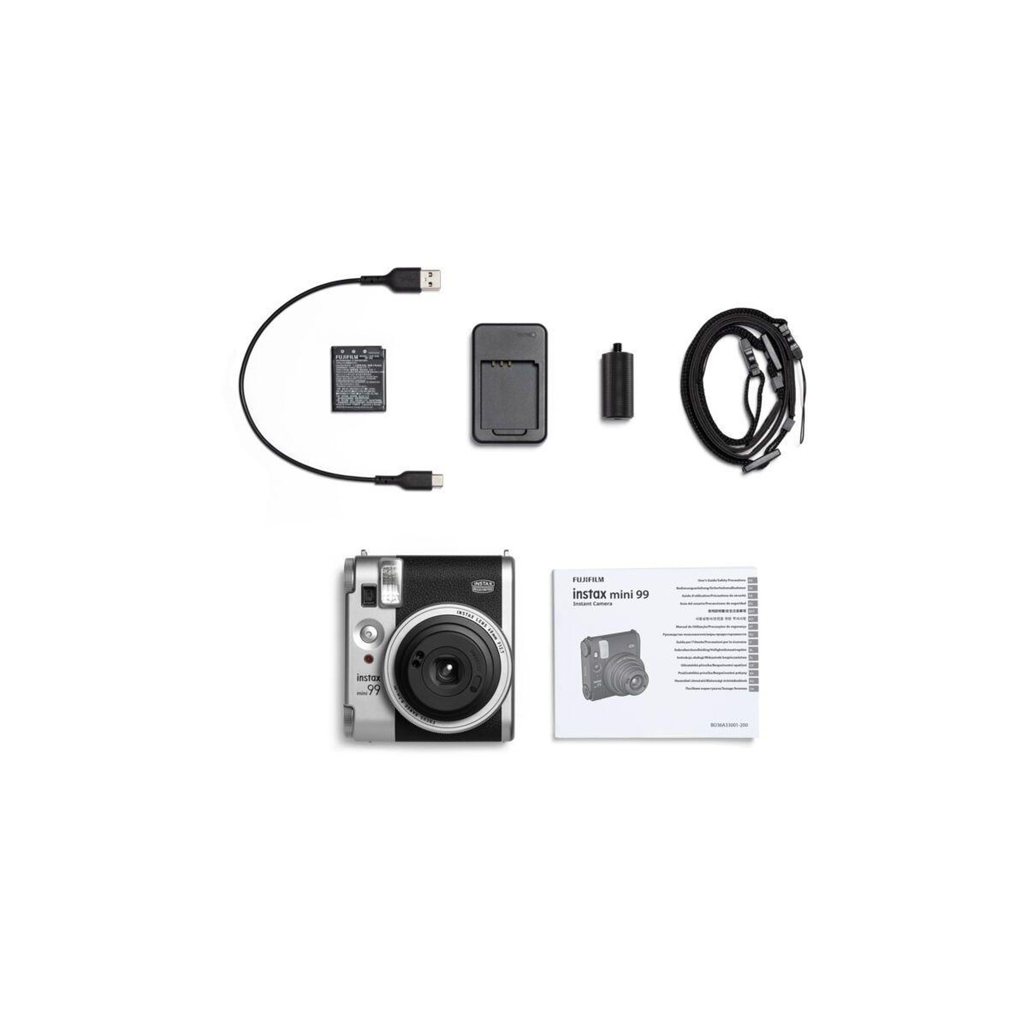 Voir la diapositive 2 : FUJIFILM Appareil photo instantané instax mini 99 silver th ex d