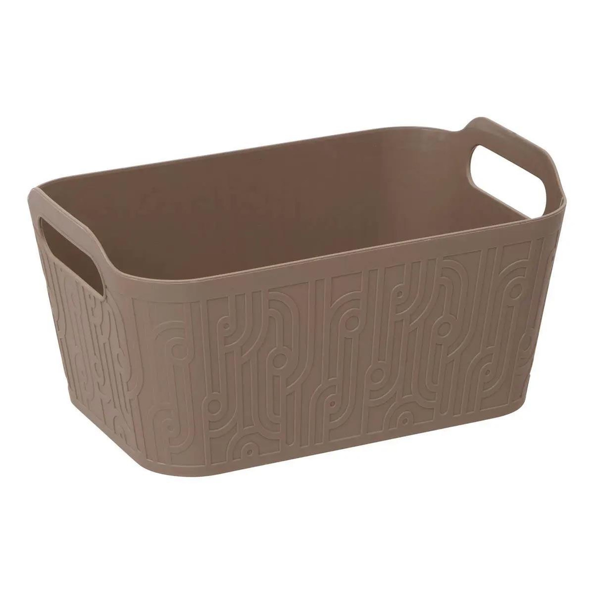 FIVE Panier de rangement design  arche  26cm taupe