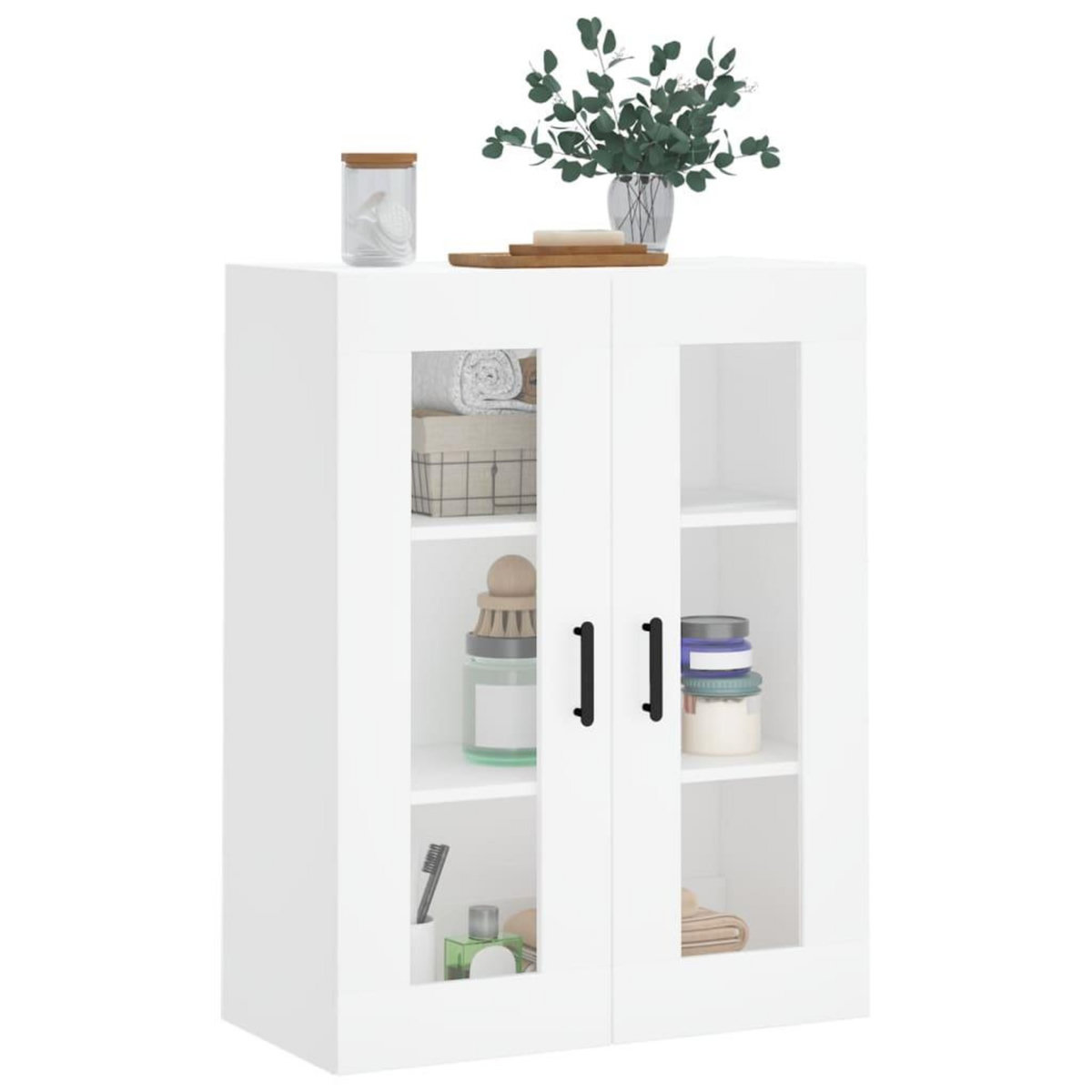 VIDAXL Armoire murale blanc 69,5x34x90 cm