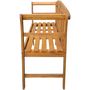 Voir la diapositive 3 : VIDAXL Banc de jardin 157 cm Bois d'acacia solide