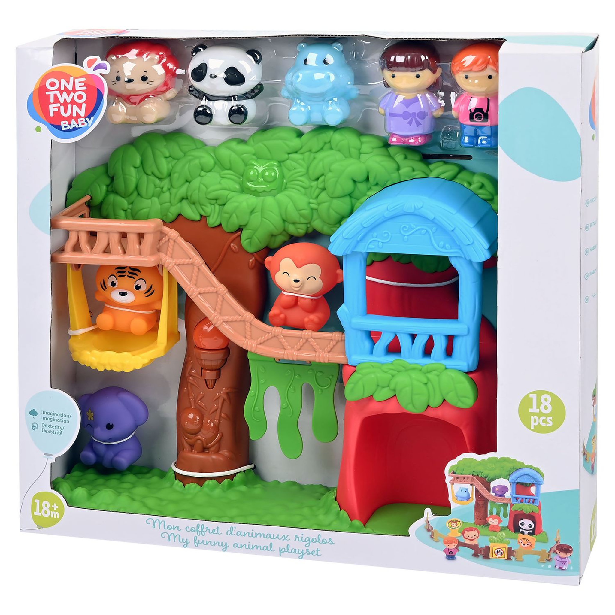 Voir la diapositive 2 : One Two Fun Coffret animaux 