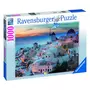 RAVENSBURGER Puzzle 1000 pièces : Soirée à Santorin