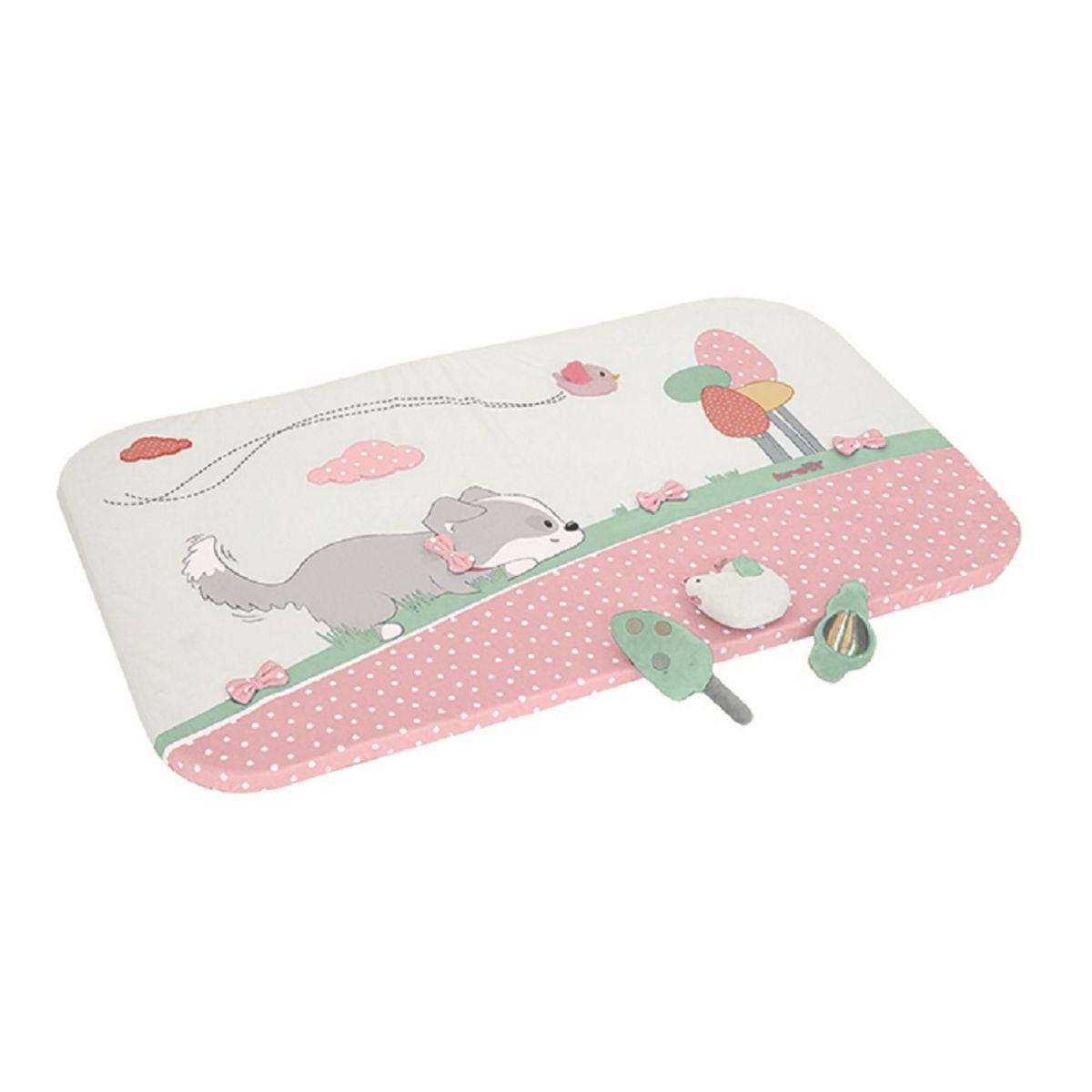 BREVI Parc bébé avec tapis de jeu Soft and Play