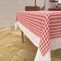 Voir la diapositive 2 : SOLEIL D'OCRE Nappe anti-tâches en coton VICHY, par Soleil d'Ocre