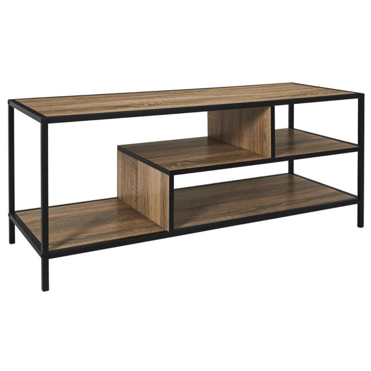 The Home Deco Factory Meuble TV industriel noir