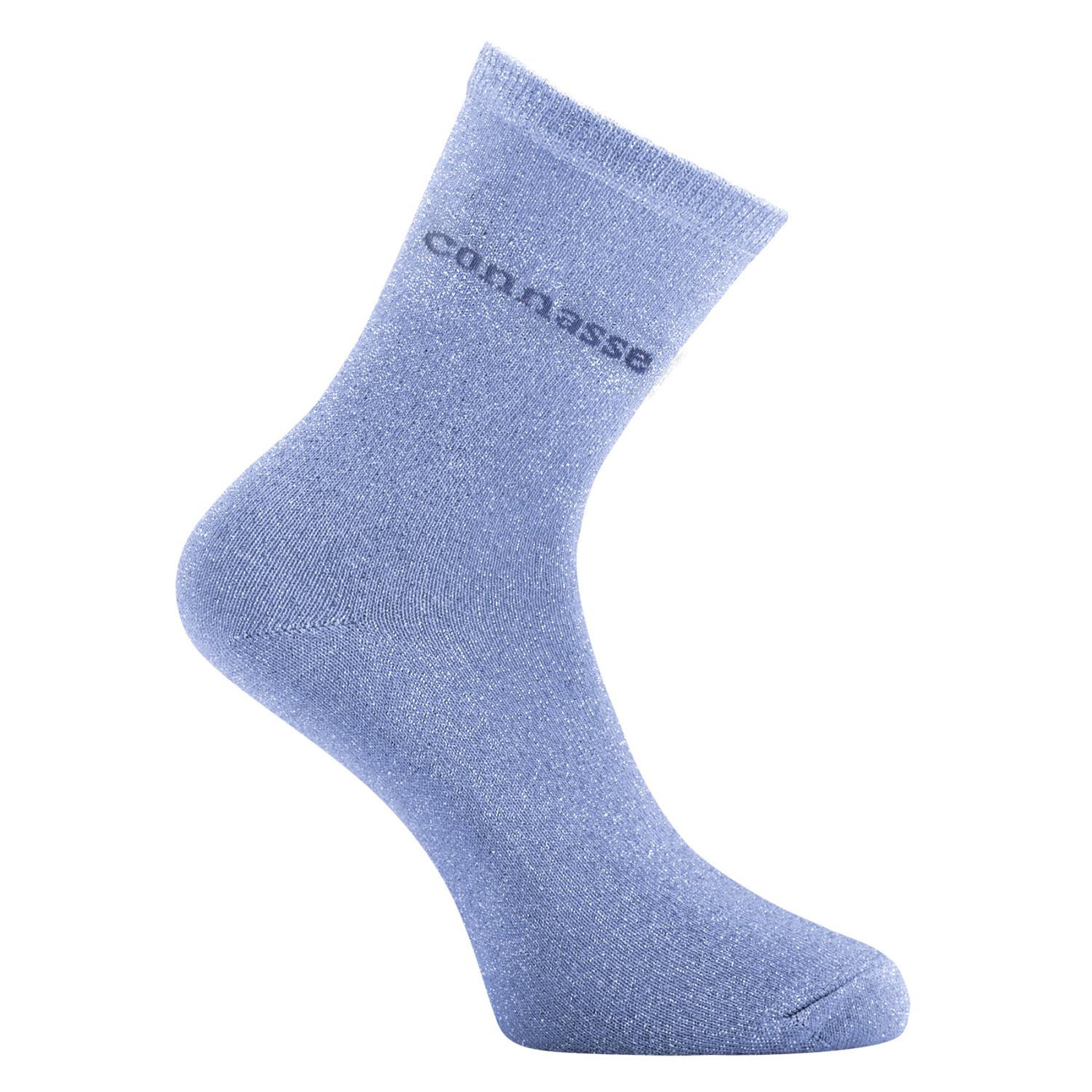 Voir la diapositive 5 : TWINDAY Lot de 6 paires de chaussettes  femme à paillettes osé peste