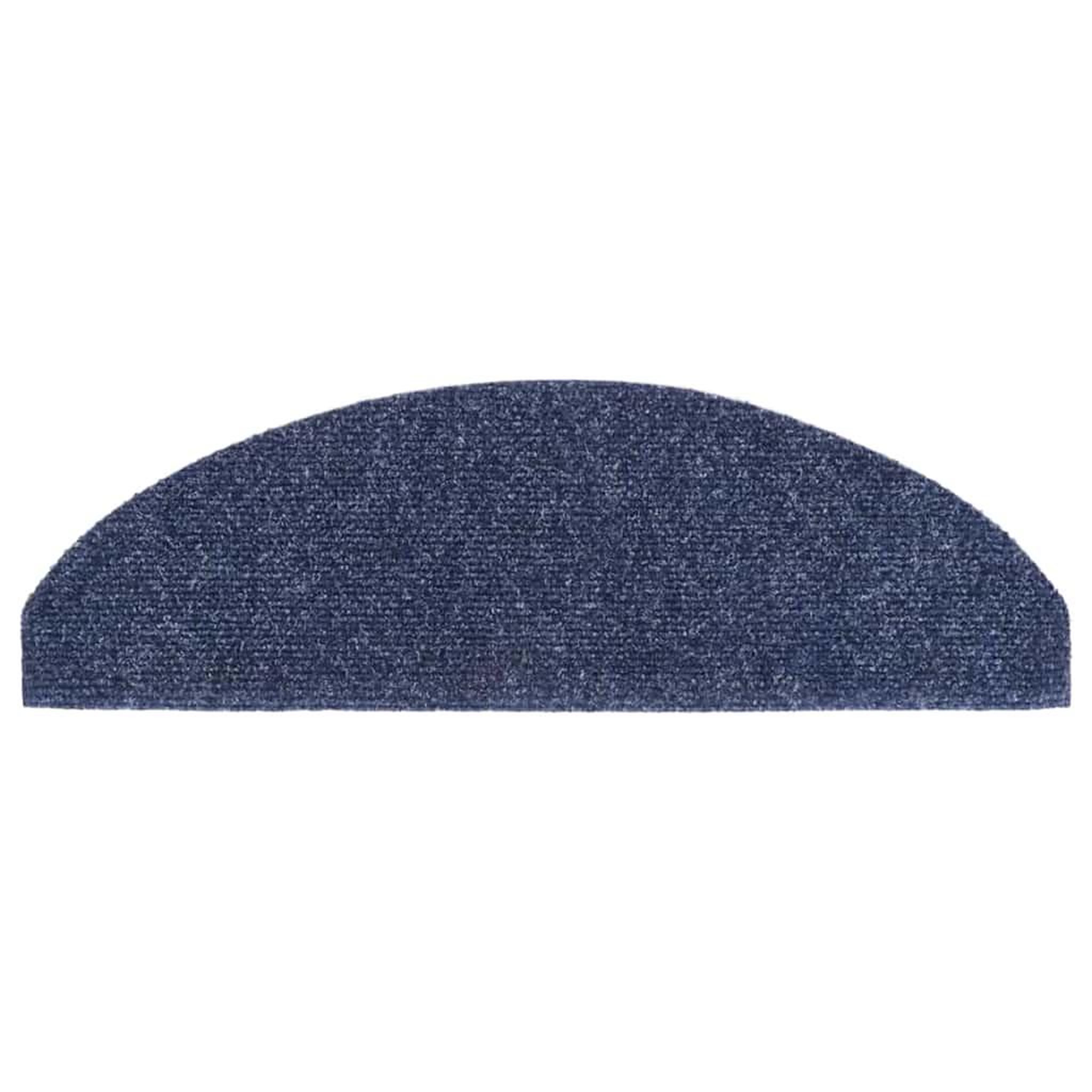 Voir la diapositive 4 : VIDAXL Tapis d'escalier autocollant 20 pcs bleu 65x21x4 cm