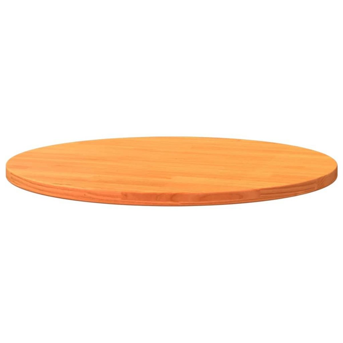 VIDAXL Dessus de table rond cire marron Ø70x2,5 cm bois de pin massif