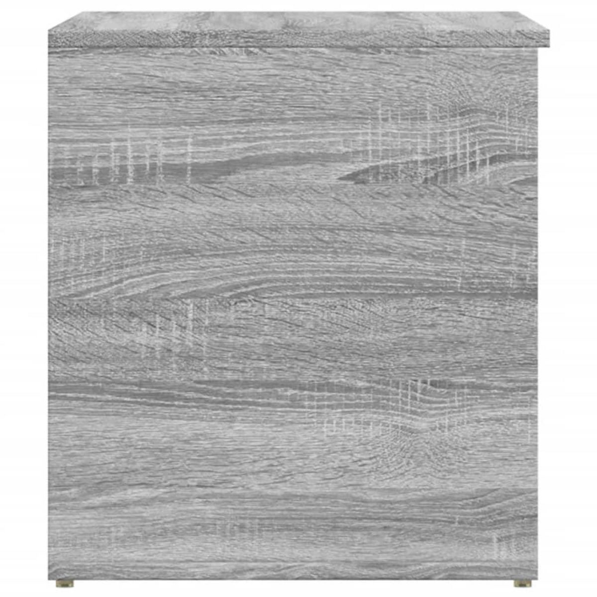 VIDAXL Coffre de rangement Sonoma gris 84x42x46 cm Bois d'ingenierie