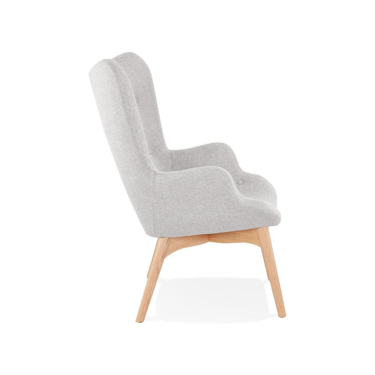 Paris Prix Fauteuil Design Scandinave  Ticao  93cm Gris