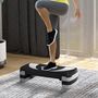 Voir la diapositive 2 : HOMCOM Stepper Fitness Aerobic hauteur reglable surface antiderapante 80 x 31 x 20 cm noir gris clair