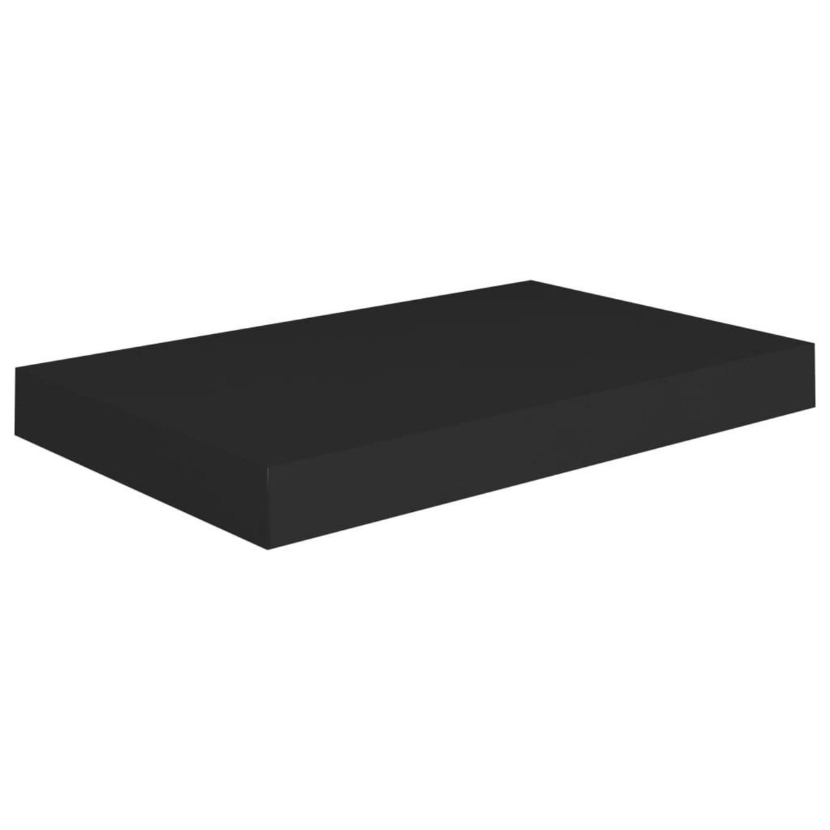 VIDAXL Etageres murales flottantes 2 pcs noir 40x23x3,8 cm MDF