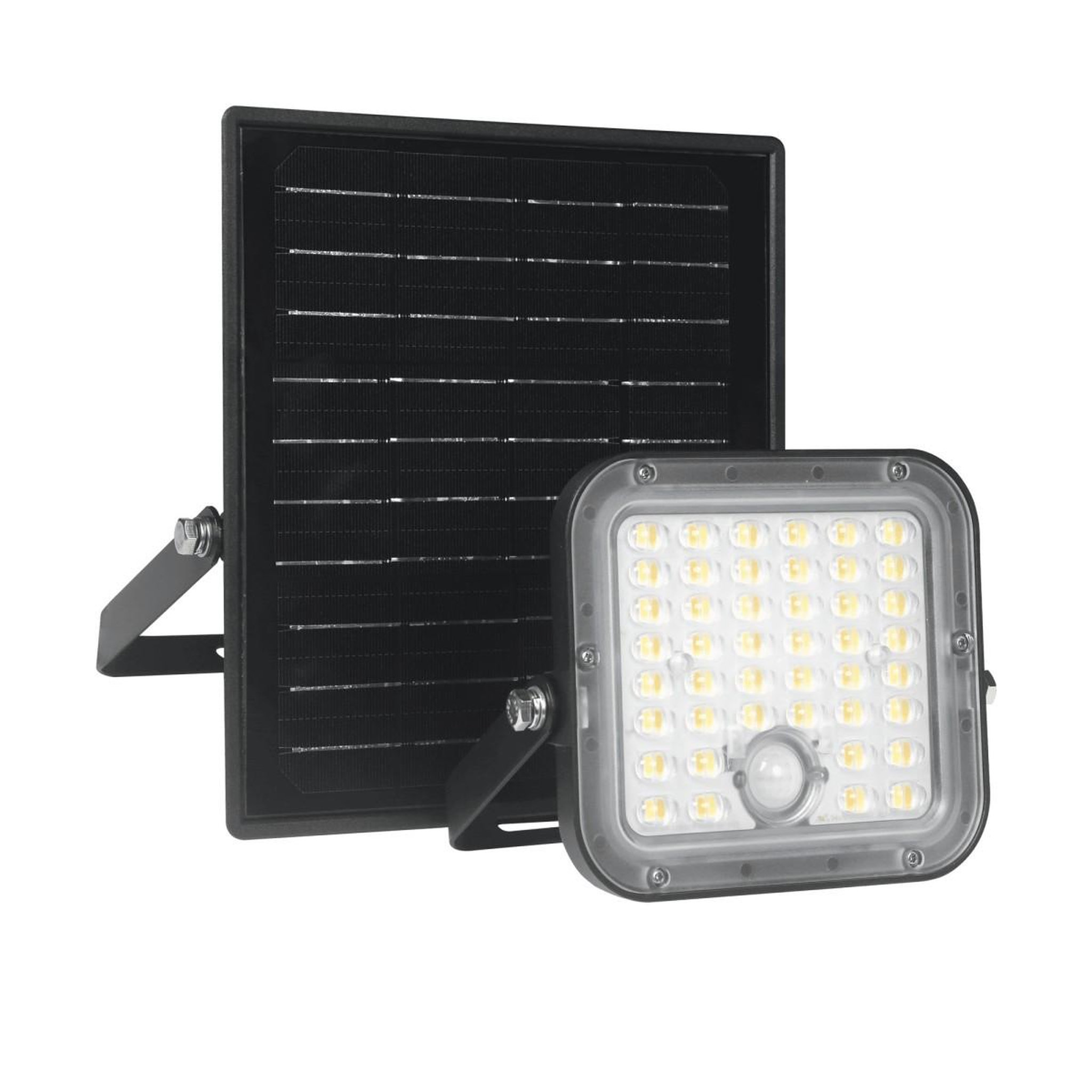 Voir la diapositive 5 : ASLO Projecteur solaire led 10w 1500lm détecteur de mouvement télécommande spot exterieur noir jardin panneau déporté 5m aslo