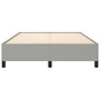 Voir la diapositive 5 : VIDAXL Cadre de lit sans matelas gris clair 140x200 cm tissu