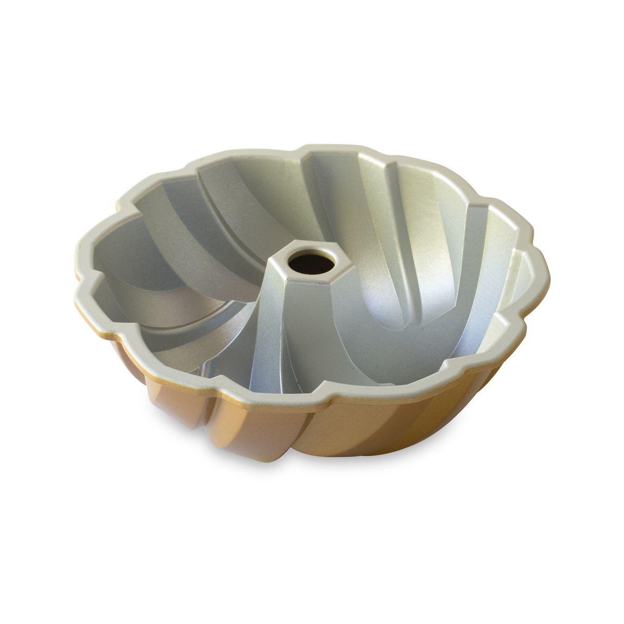 Voir la diapositive 3 : NORDIC WARE Moule à gâteau fantaisie a gateau Bundt Torsade Gold