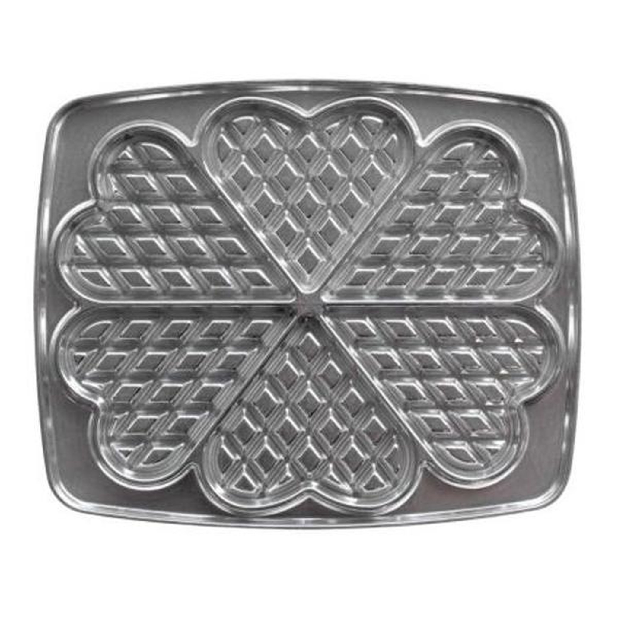 LAGRANGE Paire de plaques pour 6 gaufres coeur pour super 2 gaufres 39111 - 030521